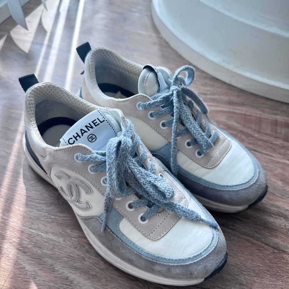 Chanel Sneakers - White and Gray